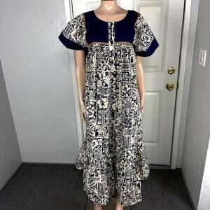 Vintage | Dresses | Vintage 8s 70s Good Times Hawaii Dress Floral Casual  Muumuu Hawaiian Cotton T9 | Poshmark